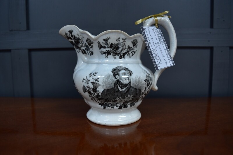 Death of George IV Jug