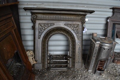 Victorian Cast Fireplace Original Stripped Finish