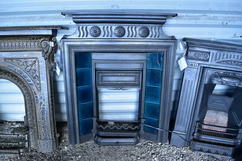 Art Deco Cast Iron Fireplace