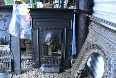 Arts and Crafts Cast Iron Fireplace