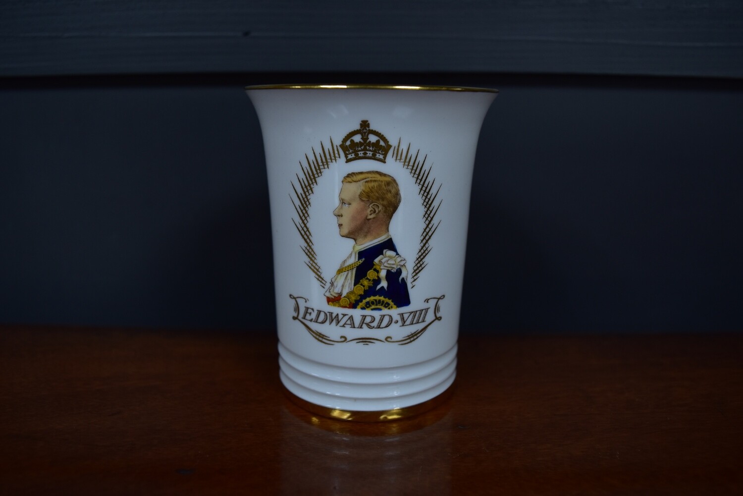 Minton - Edward Viii Beaker in Original Box - 1937