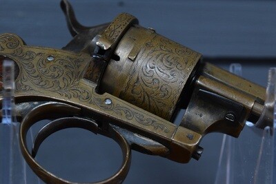 Brass Pinfire Revolver by Lefechaux