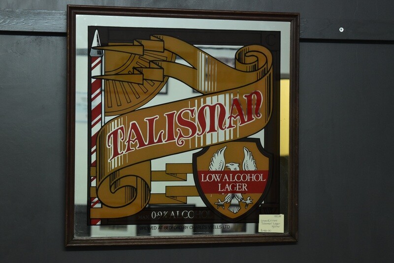 Talisman Lager Pub Advertising Mirror