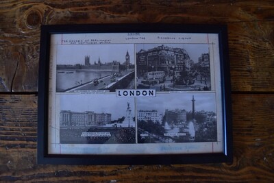 London - Original Postcard Printers Artwork