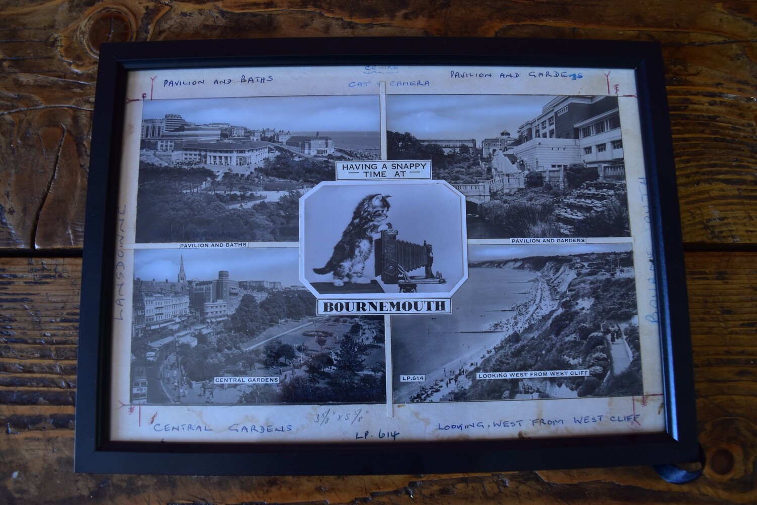 Bournemouth - Original Postcard Printers Artwork