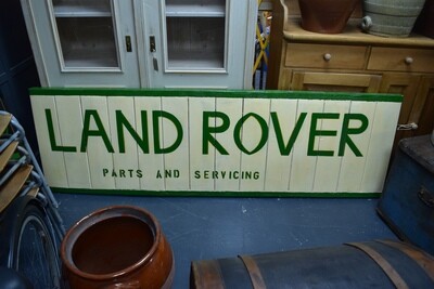 Land Rover - Parts and Servicing Advertising Sign