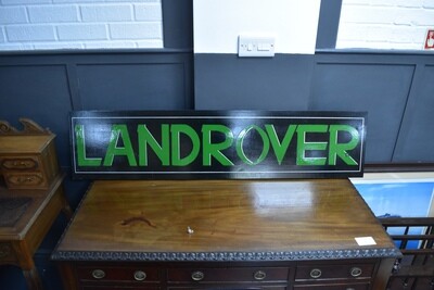 Land Rover Advertising Sign