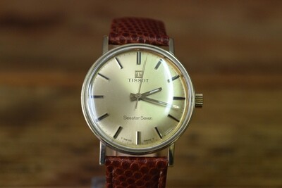 Tissot 9ct Gold Seastar Seven Wristwatch