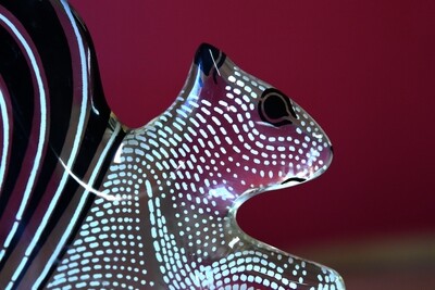Lucite Angry Squirrel by Abraham Palatnik
