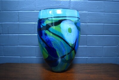 Ioan Nemtoi Art Glass Vase