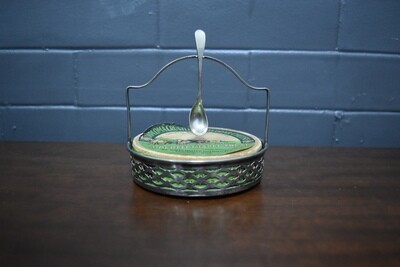 Vintage Cheese Holder and Spoon