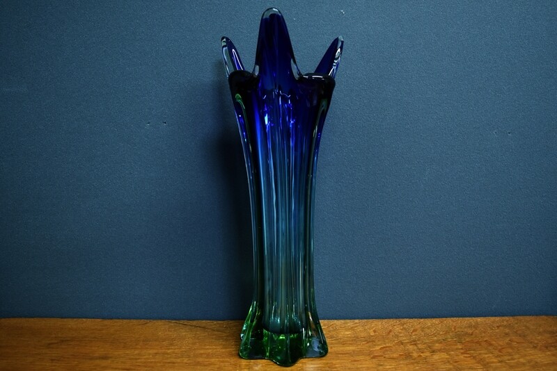 Tall Czech / Murano Vase