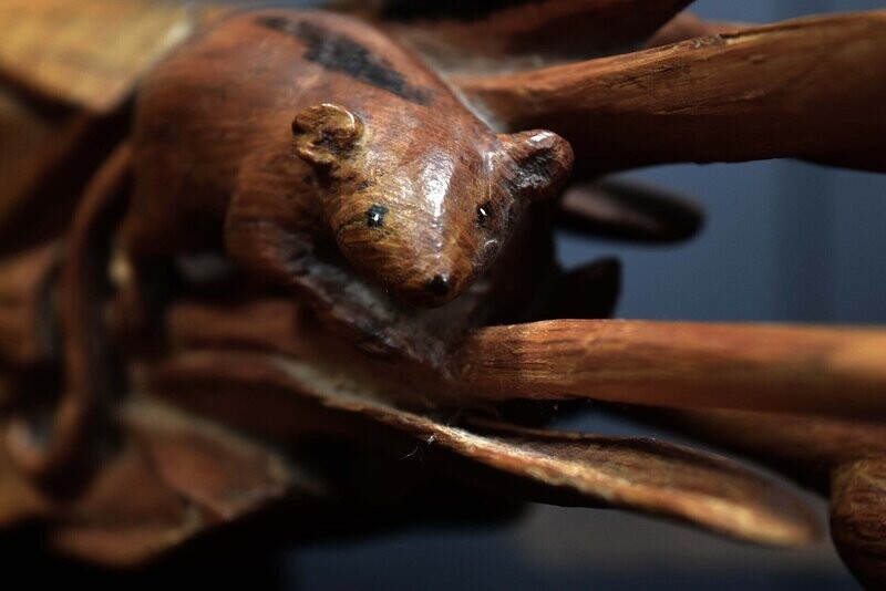 Carved Harvest Mice