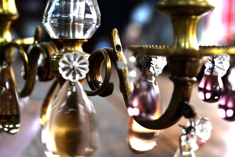 Pair Antique French Girandoles