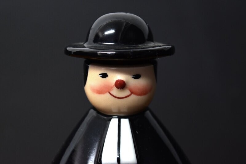 Art deco Robj Monk Flask