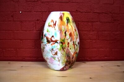 Large Peter Layton Art Glass Vase