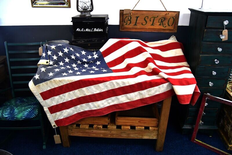 Vintage American Stars and Stripes Flag
