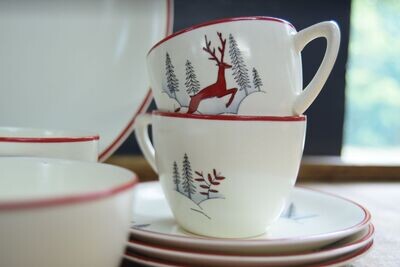 Crown Devon Leaping Stag Coffee Set