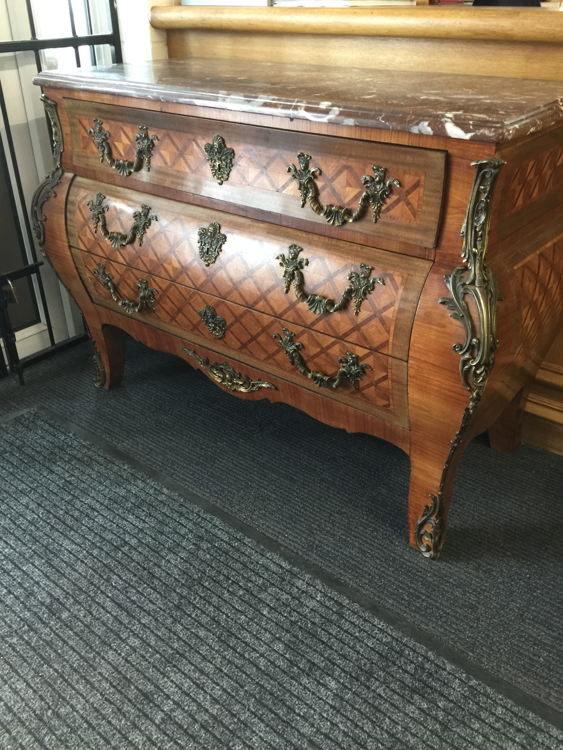 Early 20thc French Commode / Chest of Drawers