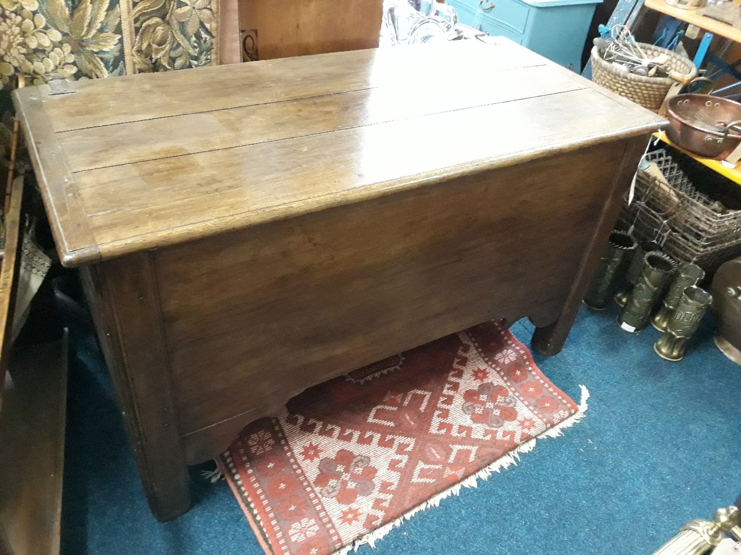 Early 20th Century French Chestnut Coffer