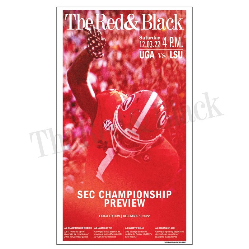2022 SEC Championship Preview Poster