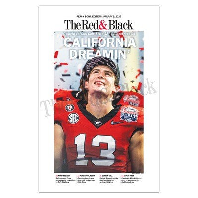 2022 Peach Bowl Victory Poster | small