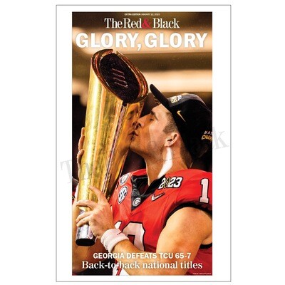 2022 National Championship Front-Page Poster | large