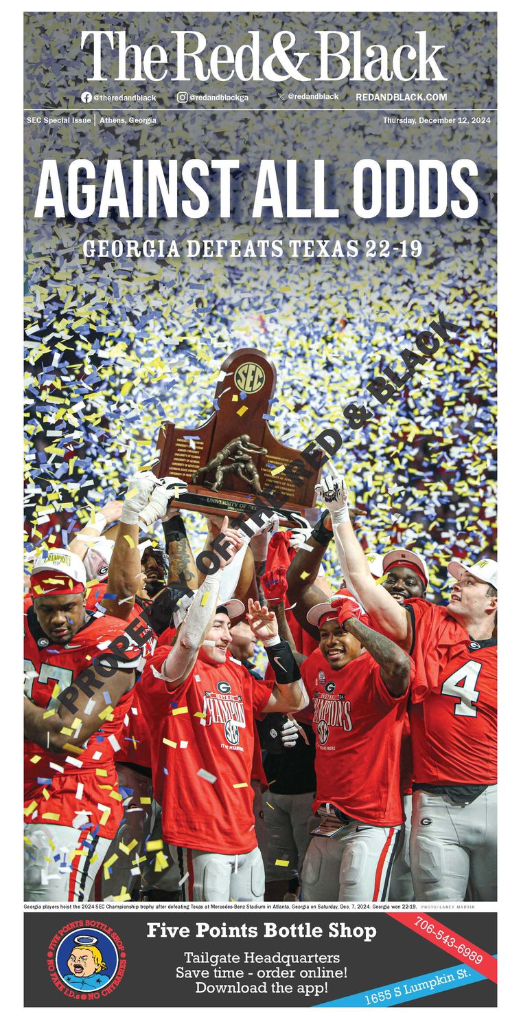 2024 SEC Championship Front Page Poster | Small