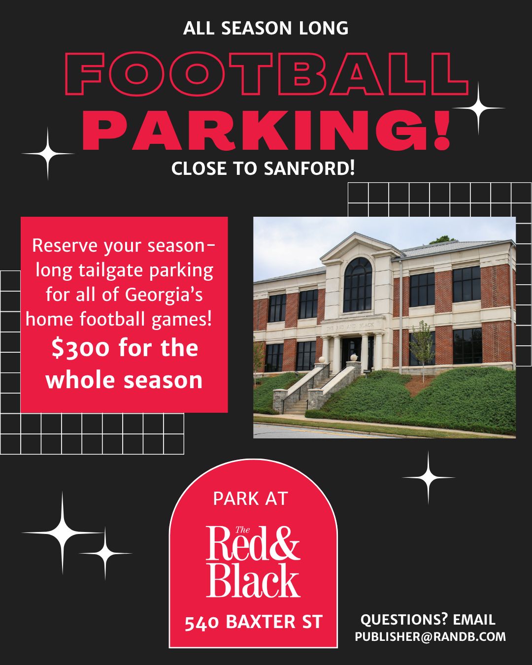 2025 Football Season Parking Pass