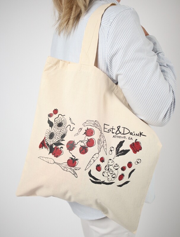 Eat &amp; Drink Athens, GA Tote Bag