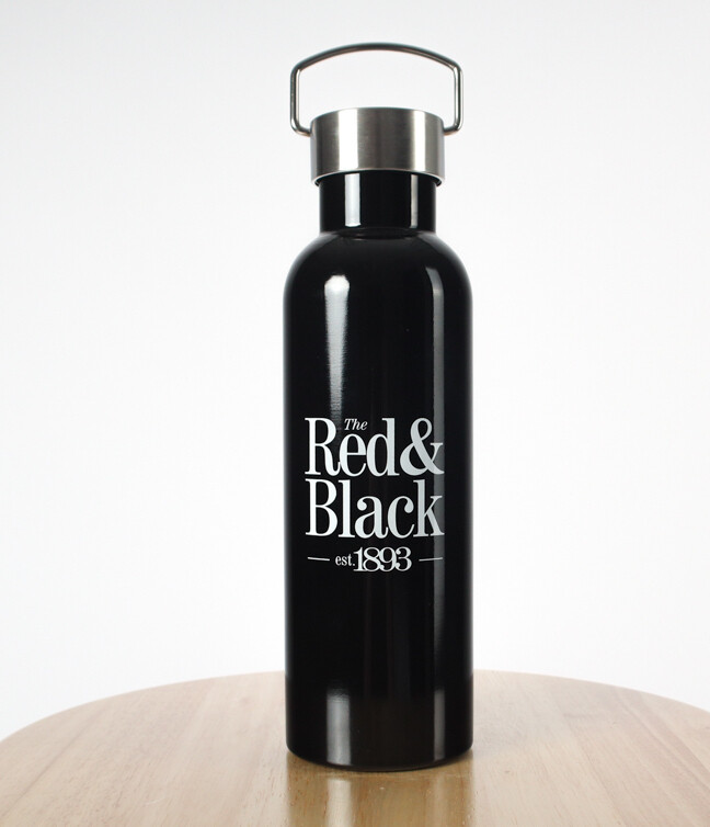 Red &amp; Black Water Bottle