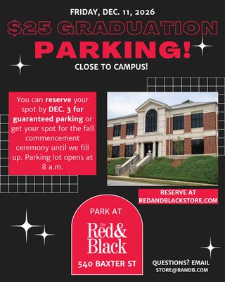 FALL 2026 COMMENCEMENT PARKING