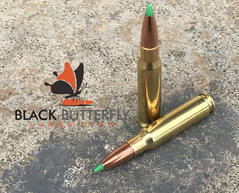 Black Butterfly Ammunition, Remanufactured, .308/7.62x51mm, 150 gr., 60 Rounds, Nosler Ballistic Tip