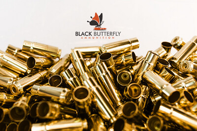 Black Butterfly Ammunition Starline, 458 SOCOM, New Brass, 100 Count &quot;LUBED&quot;
