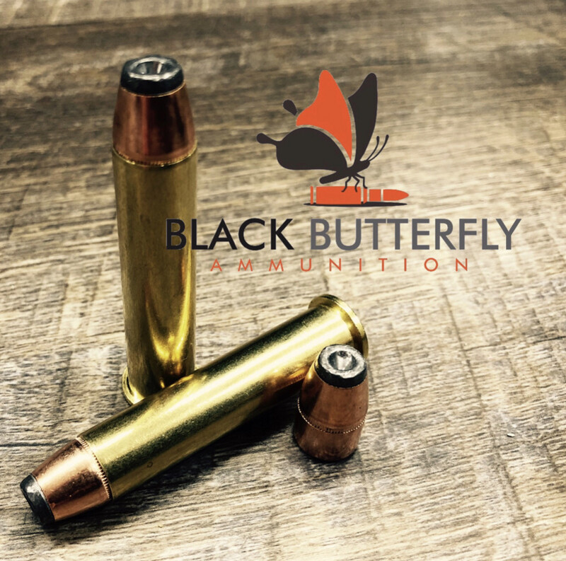 Black Butterfly Ammunition Premium, 45-70 Government, 300 gr, 20 Rounds, Hornady JHP "Cochise"