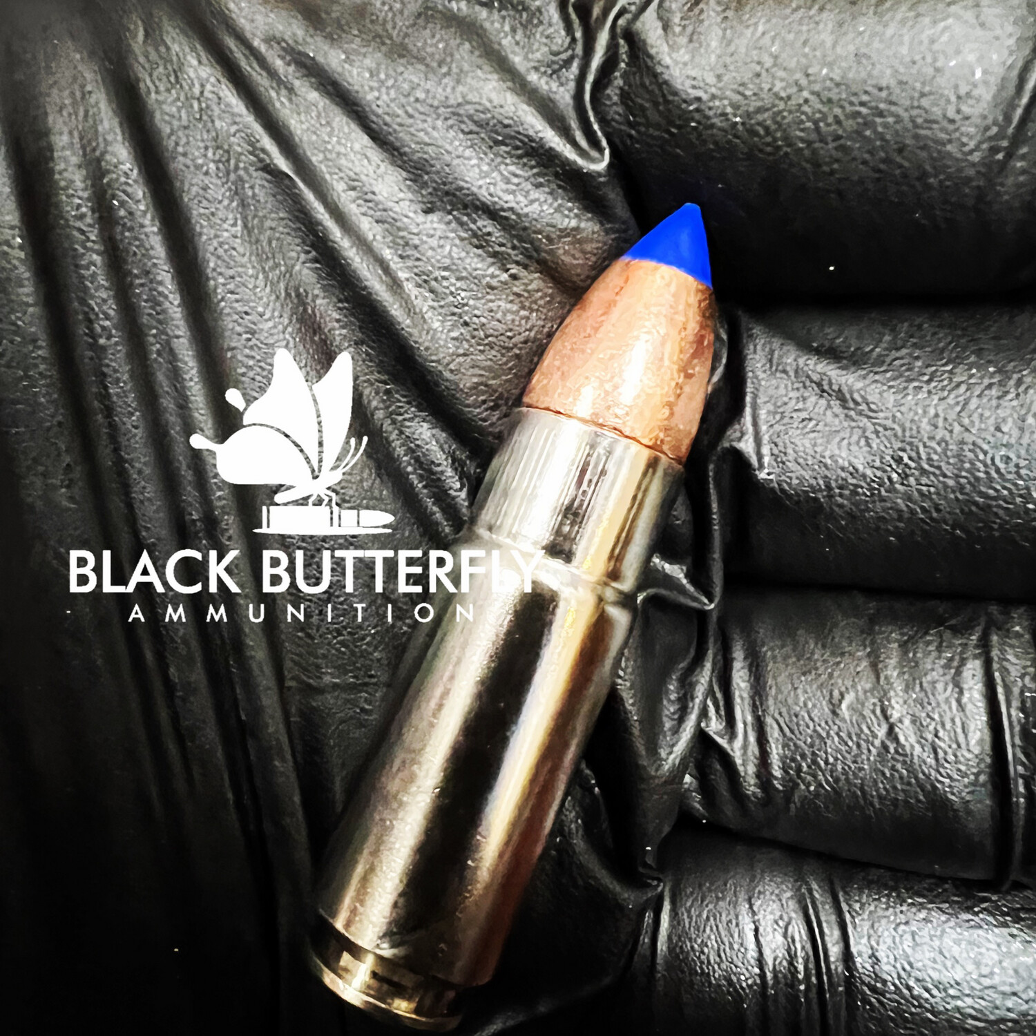 Black Butterfly Ammunition Premium, .458 SOCOM, 300 gr, 20 Rounds, Barnes TTSX BT &quot;HOG STOPPER&quot; NICKEL (SAMPLE PACK)