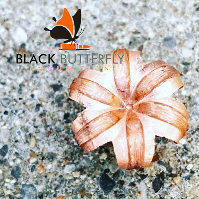 Black Butterfly Ammunition Premium, .450 BUSHMASTER, 275 gr, 20 Rounds, Barnes XPB
