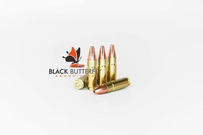 Black Butterfly Ammunition Premium, .458 SOCOM, 300 gr, 20 Rounds, Barnes TSX FB, HIGH Velocity Penetrator