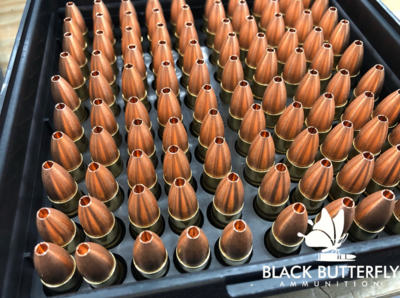 Black Butterfly Ammunition Premium, .458 SOCOM, 260 gr, 20 Rounds, Cutting Edge MAXIMUS FRACTURA High Velocity Fracturing
