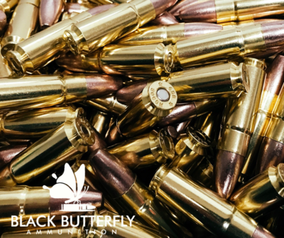 Black Butterfly Ammunition Premium, .458 SOCOM, 300 gr, 5 Rounds, CTX Migration Lead Free Frangible, No. 2 High Velocity (SAMPLE PACK)