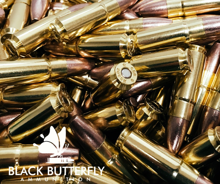 Black Butterfly Ammunition Premium, .458 SOCOM, 300 gr, 5 Rounds, CTX Migration Lead Free Frangible, No. 2 High Velocity (SAMPLE PACK)