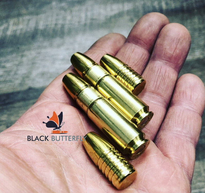Black Butterfly Ammunition Premium, .458 SOCOM, 300 gr, 5 Rounds, Lehigh Defense High Velocity Fracturing Hollow Point (SAMPLE PACK)