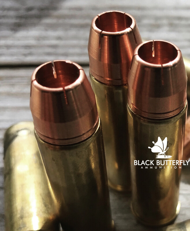 Black Butterfly Ammunition Premium, .500 S&W MAG, 340 gr, 20 Rounds, Cutting Edge "RAPTOR", HIGH VELOCITY