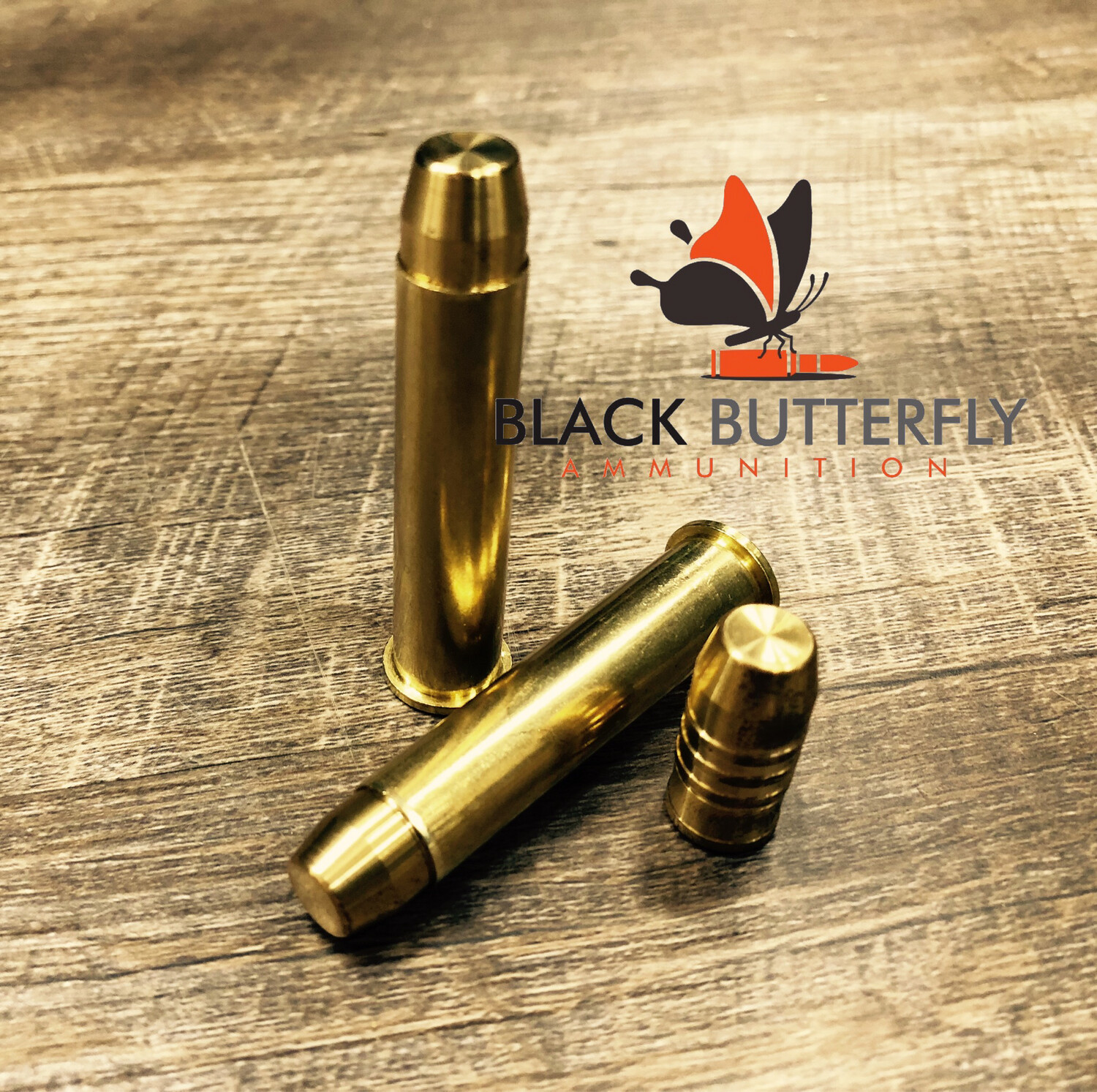 Black Butterfly Ammunition Premium, 45-70 Government, 325 gr, 20 Rounds, Cutting Edge Safari Solid &quot;Spotted Elk&quot;