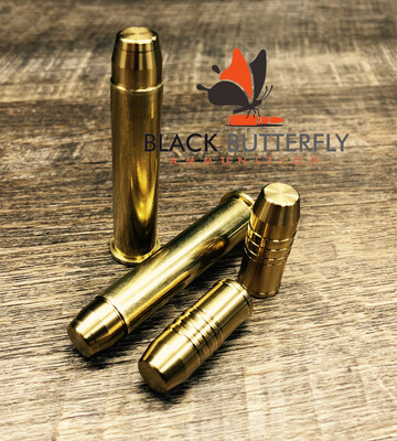 Black Butterfly Ammunition Premium, 45-70 Government, 400 gr, 20 Rounds, Cutting Edge Lever Solid &quot;Black Kettle&quot;