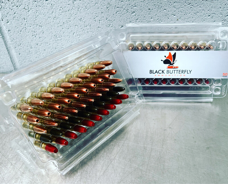 Black Butterfly Ammunition Premium, .300 AAC Blackout, 50 Rounds, SUBSONIC SAMPLER, TAC-PAC, 1:7 Twist or Faster