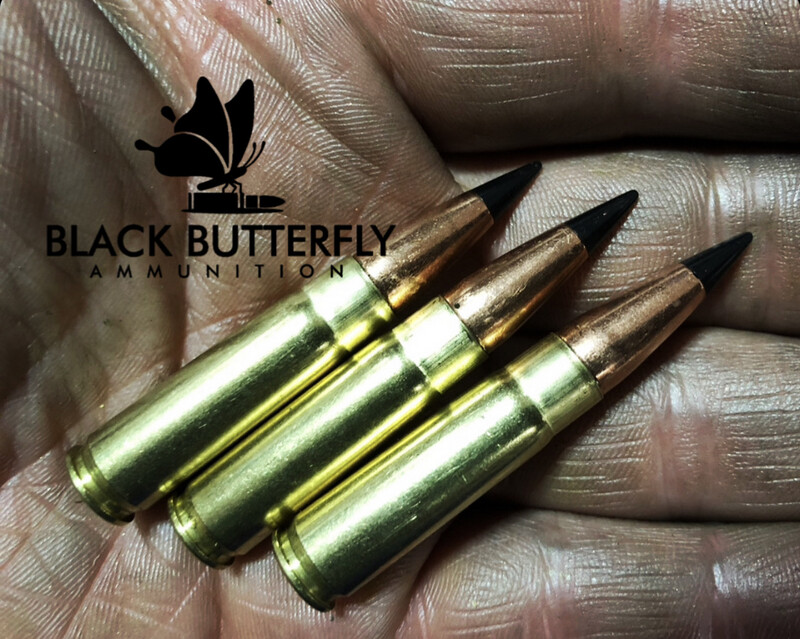 Black Butterfly Ammunition Premium, .300 AAC Blackout, 110 gr, 100 Rounds, Barnes TAC-TX "MAG DUMP BOX"