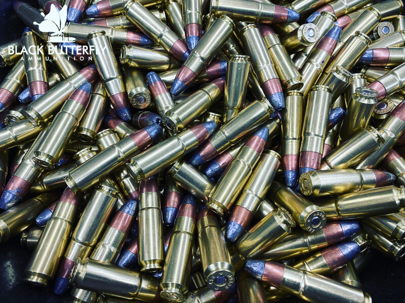 Black Butterfly Ammunition Premium, .458 SOCOM, 500 gr, 20 Rounds, D500 HAWK JHP &quot;SUBSONIC&quot;