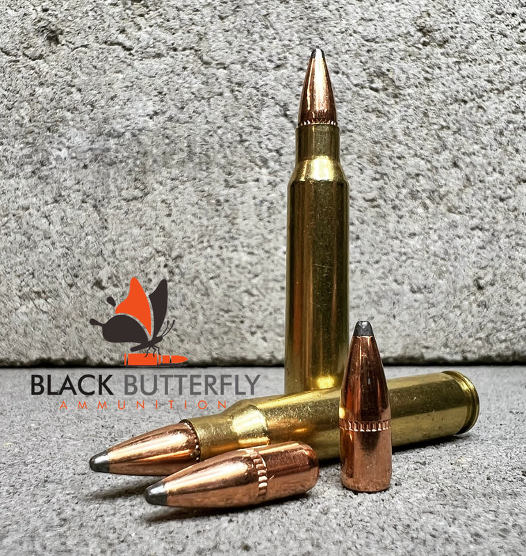Black Butterfly Ammunition, Premium, .223 Remington, 55 gr., 200 Rounds, Hornady JSP &quot;MAG DUMP BOX&quot;