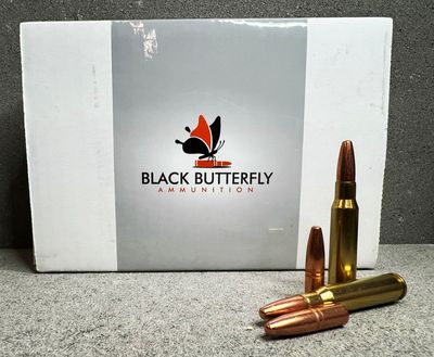 Black Butterfly Ammunition,  .308 WIN/7.62x51mm, 220 gr., 100 Rounds, "THUMPER PFFT" SUBSONIC for 1:10 Twist 20" Rifles, "MAG DUMP BOX"
